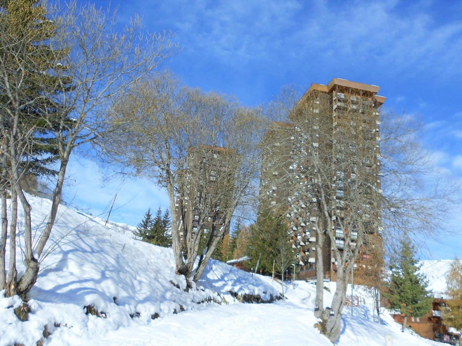 Ferienwohnung Studio 2 Personnes - Ete/Hiver - Chez Valou Le Corbier Exterior foto